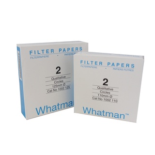 กระดาษกรอง Whatman No. 2 - 100 แผ่น (Filter Paper Whatman No.2  - 100 pcs)