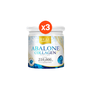 Real Elixir Abalone Collagen อาบาโลน คอลลาเจน เปปไทด์ (ขนาด 210g.) 3 กระปุก