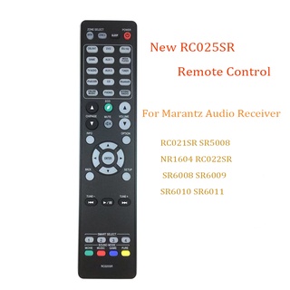 ใหม่ รีโมตคอนโทรล RC025SR สําหรับตัวรับสัญญาณเสียง Marantz RC021SR SR5008 NR1604 RC022SR SR6008 SR6009 SR6010 SR6011