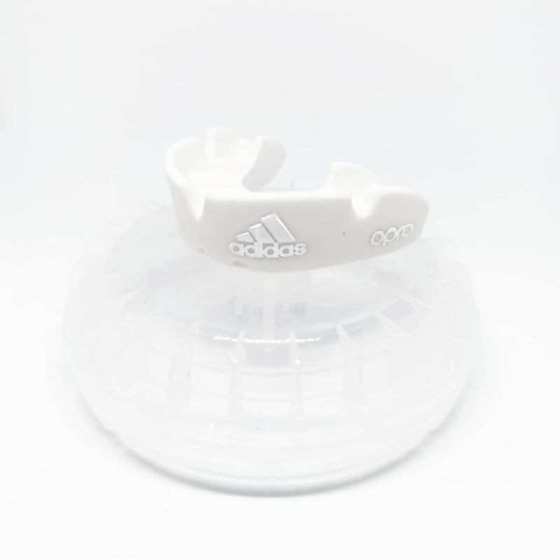 ฟันยาง ไซส์เด็ก อย่างดี adidas X OPRO - Bronze Junior Mouth Guard MADE IN UK 🇬🇧 - สีขาว (ADIBP31)