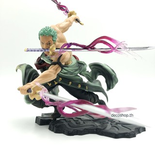 โมเดล ของเล่น วันพีช โรโรโนอา โซโร Roronoa Zoro pop Three Thousand Worlds One Piece โมเดลของขวัญของเล่นทำมือ ตกแต่งโต๊ะ