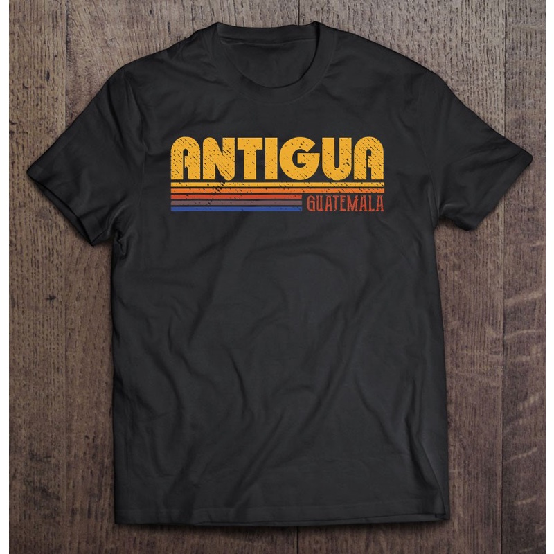 เสื้อยืด ลาย Antigua Guatemala 2 สไตล์เรโทร