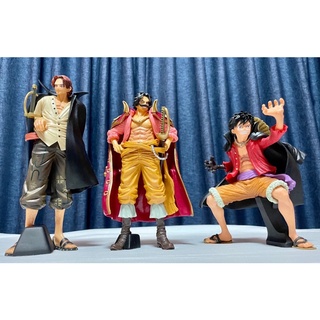 One Piece 3 ราชาโจรสลัด โกลด์โรเจอร์ แชงคูส ลูฟี่ PVC Figure