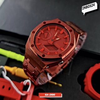 GA-2100 Red Standless Custom