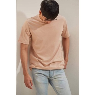 เสื้อยืดสีพื้น Cotton100% คอกลม  ใส่ได้ทั้งหญิงและชาย