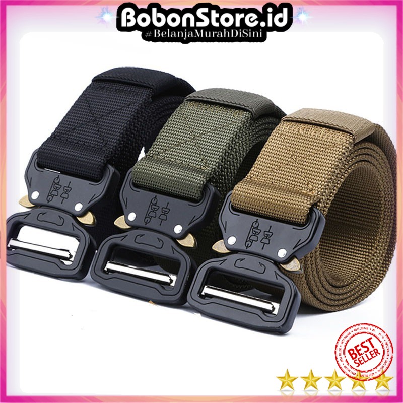 Miluota Canvas Army Military Tactical Belt 125cm