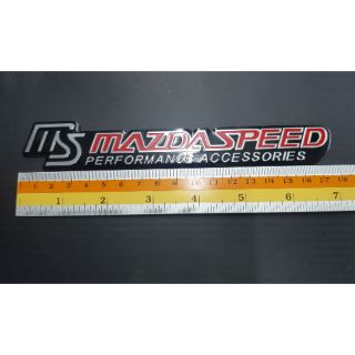 Plate Mazda Speed 18 x 2 cm