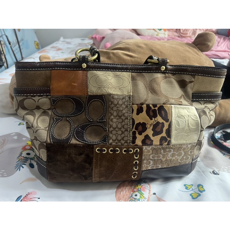 coach shopping bag แท้💯 สีน้ำตาล