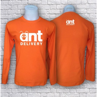 เสื้อแขนยาว  Ant Delivery คอกลมผ้าคอตตอน 100%32