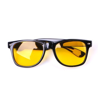 Fashion Glasses With Yellow Lenses Sunscreen Unisex Clothing With Glasses