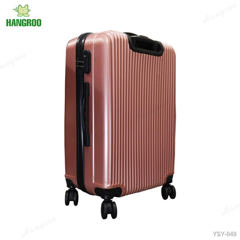 ◙HANGROO BG กระเป๋าเดินทาง กระเป๋าขึ้นเครื่อง 8 ล้อคู่ หมุนได้ 360 องศา กระเป๋าล้อลาก กระเป๋าเดินทาง20/24 นิ้ว รุ่นซิป