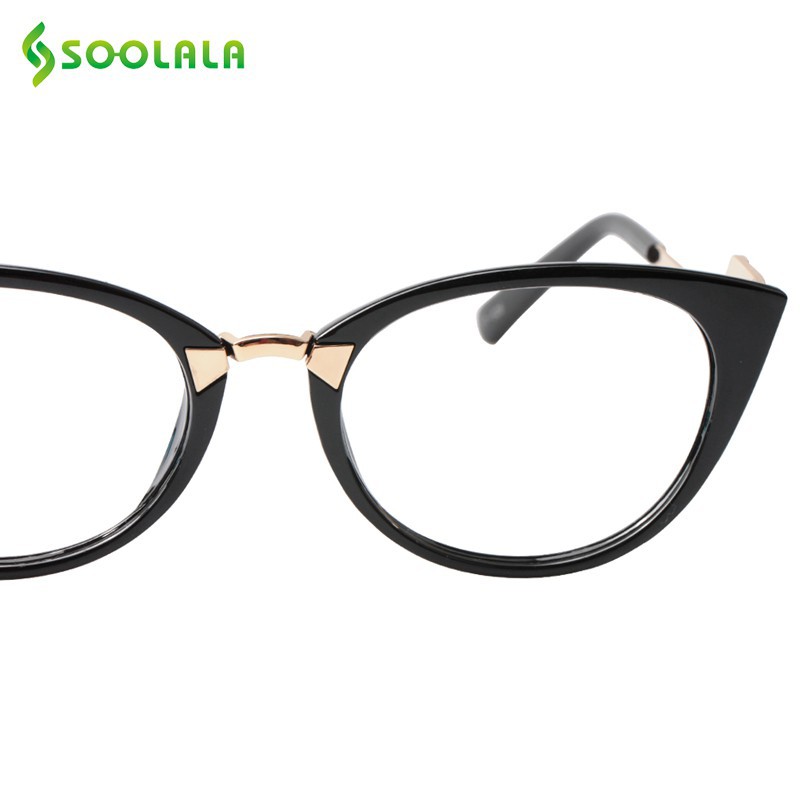 Soolala Cateye ผู้ชาย ผู้หญิง แว่นอ่านหนังสือ บันไดที่ไม่ซ้ํากัน ตาแมว สายตายาว แว่นอ่านหนังสือ สายตาสั้น