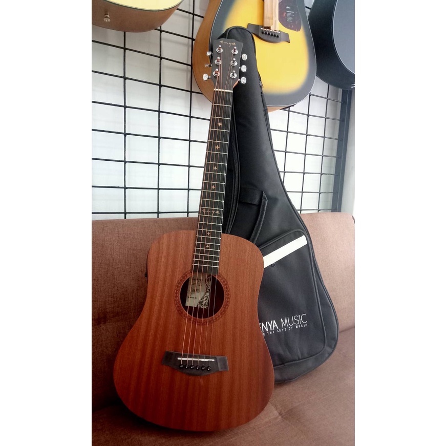 Enya EB01 & EB01EQ กีต้าร์โปร่ง EB-01 / กีตาร์โปร่งไฟฟ้า EB-01EQ +ฟรี กระเป๋า Soft พร้อมส่ง 🚚 ส่งเร็