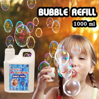 น้ำยาเติม Bubble 1000ml  500 ml ฟองเยอะ ไซส์สุดคุ้ม น้ำยาเป่าฟอง น้ำยาเป่าฟองสบู่ น้ำยาสบู่ น้ำสบู่  น้ำยาเติมบับเบิ้ล