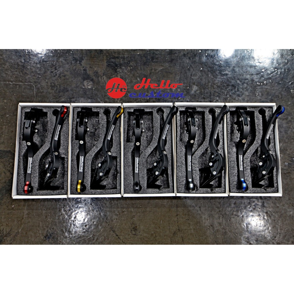 มือเบรค Semspeed งาน CNC Forza 350 2019-2025 / ADV350 ( มีการ์ดแฮนด์ใส่ไม่ได้ ) มือเบรคปรับระดับ