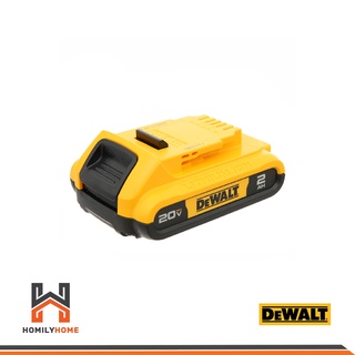 DEWALT แบตเตอรี่ LITHIUM ION 20V MAX 2Ah รุ่น DCB183-B1 DCB183 B 5035048506547