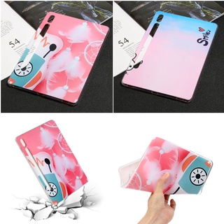 เคสโทรศัพท์ซิลิโคน TPU แบบนิ่ม ลายเพ้นท์ สําหรับ Samsung Tab S8 Plus X800 X806 S7 Fe T730 T735 T736 T733 S7 Plus T970 T975 12.4 นิ้ว