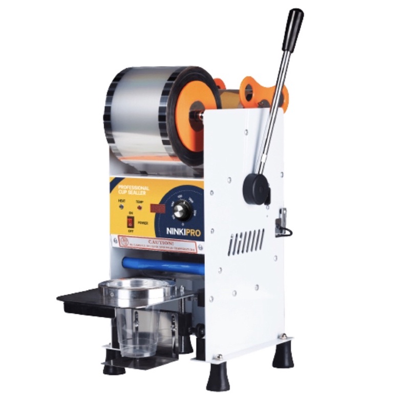 เครื่องซีลแก้ว NINKI PRO B9 เลื่อนฟิล์มอัตโนมัติ นับแก้วได้ เครื่องซีลฝา