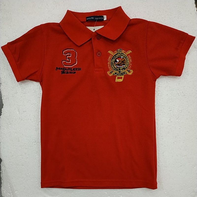 เสื้อยืดเด็กคอปก ไซส์ XXL