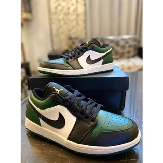 AIR JORDAN 1 LOW GREEN TOE ของแท้100%