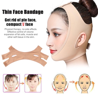 🍄 NO เครื่องมือยกกระชับใบหน้า Thin Face Mask Slimming Facial Masseter Double Chin Skin Bandage Belt Women