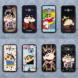 เคส Samsung  Core 2  ลายชินจัง  ขอบนิ่มหลังแข็ง เคสมือถือ เคสโทรศัพท์ Case