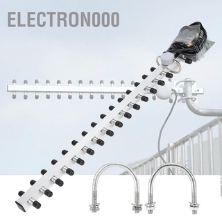 Electron000 2.4G 25Dbi การ์ดเราน์เตอร์เครือข่ายไร้สาย 16 ยูนิตทิศทางเสาอากาศโยคะ