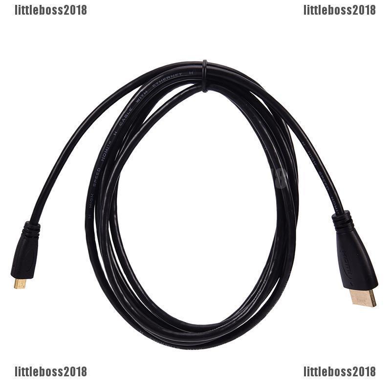 ♑ห้องสมุด♑ อะแดปเตอร์กล้อง Mini HDMI เป็น Micro HDMI สําหรับ Sony Nex Panasonic GH3 0.5 เมตร - 10 เมตร