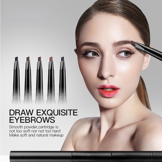 Aday Beauty กันเหงื่อ กันน้ำดินสอเขียนคิ้ว คงทน ดินสอเขียนคิ้วกันน้ำ Long Lasting Rotating Extensible Type Eye Brow Makeup Pen