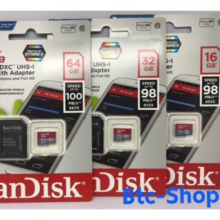 Sandisk ultra micro sd ประกันของ synnex เมม , เมมโมรี่การ์ด , memmory card