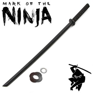 Wooden Sword Samurai Katana JAPAN ดาบไม้ ซามูไร สีดำ Black Bokken ดาบไม้สำหรับฝึก เคนโด้ Kendo ดาบเคนโด้ ดาบญี่ปุ่น 剣道剣