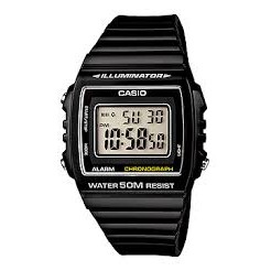 นาฬิกา Casio คาสิโอ W-215H-1AVDF แบบดิจิตอล สายเรซิน สีดำ
