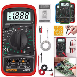 มัลติมิเตอร์ ANENG AN8205C Digital Multimeter  มีวัดอุณหภูมิ มิเตอร์วัดไฟ