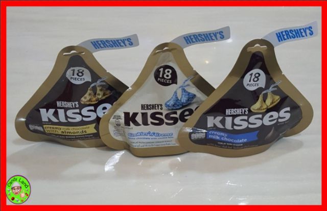 Hershey's Kisses มี 3 รส ขนาด 82 กรัม ผลิตจากวัตถุดิบคุณภาพสูง