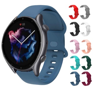 สายนาฬิกาข้อมือซิลิโคน 22 มม. สําหรับ Xiaomi Huami Amazfit Gtr 3 / 3 Pro สําหรับ Amazfit Gtr 2 2e Esim/Gtr 47mm