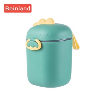 Beinland กล่องเก็บนมผง ขนาดใหญ่ จุของได้เยอะ แบบพกพา ลายไดโนเสาร์น่ารัก สําหรับเด็ก