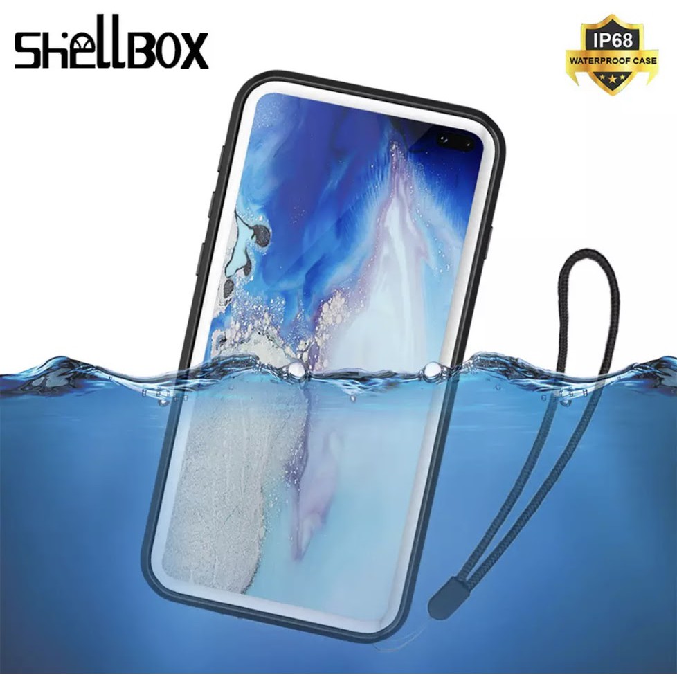 พร้อมมากๆ...[ดำ,A10E] -พร้อมส่ง SHELLBOX เคสกันน้ำสำหรับ Samsung S10 S10Plus S20 S20Plus S20Ultra Note20 Note20Ultra A51-4G A51-5G A10E A11 A21 ..เคสกันน้ำคุณภาพดี..!!