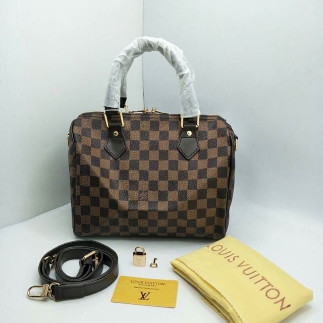 [กระเป่า]Louis Vuitton Speedy 25 หลุยส์ ทรงหมอน 10 นิ้ว พรีเมียม