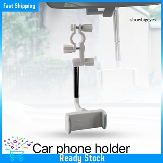 MBP--1 Set Cellphone Bracket 360-degree Adjustable Multifunctional Elastic Car Rear View Mirror Phone Holder for Auto