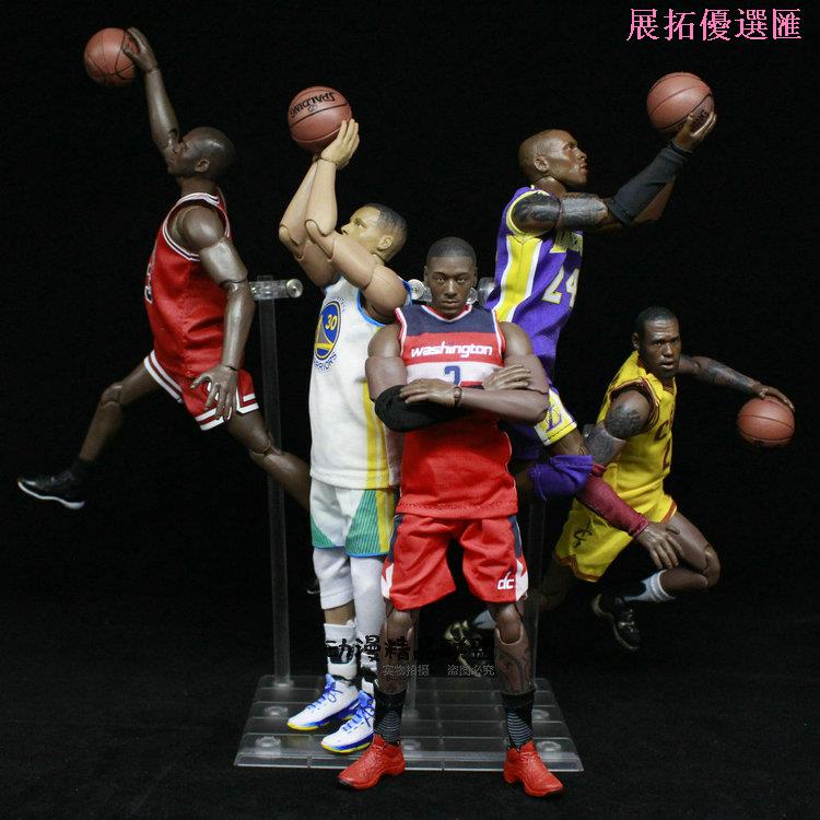 Mivan ที่ต้องการ NBA รูป Kobe Jordan Curry James Vol 1/9 บาสเกตบอลเคลื่อนย้ายได้รูปตุ๊กตาของขวัญ