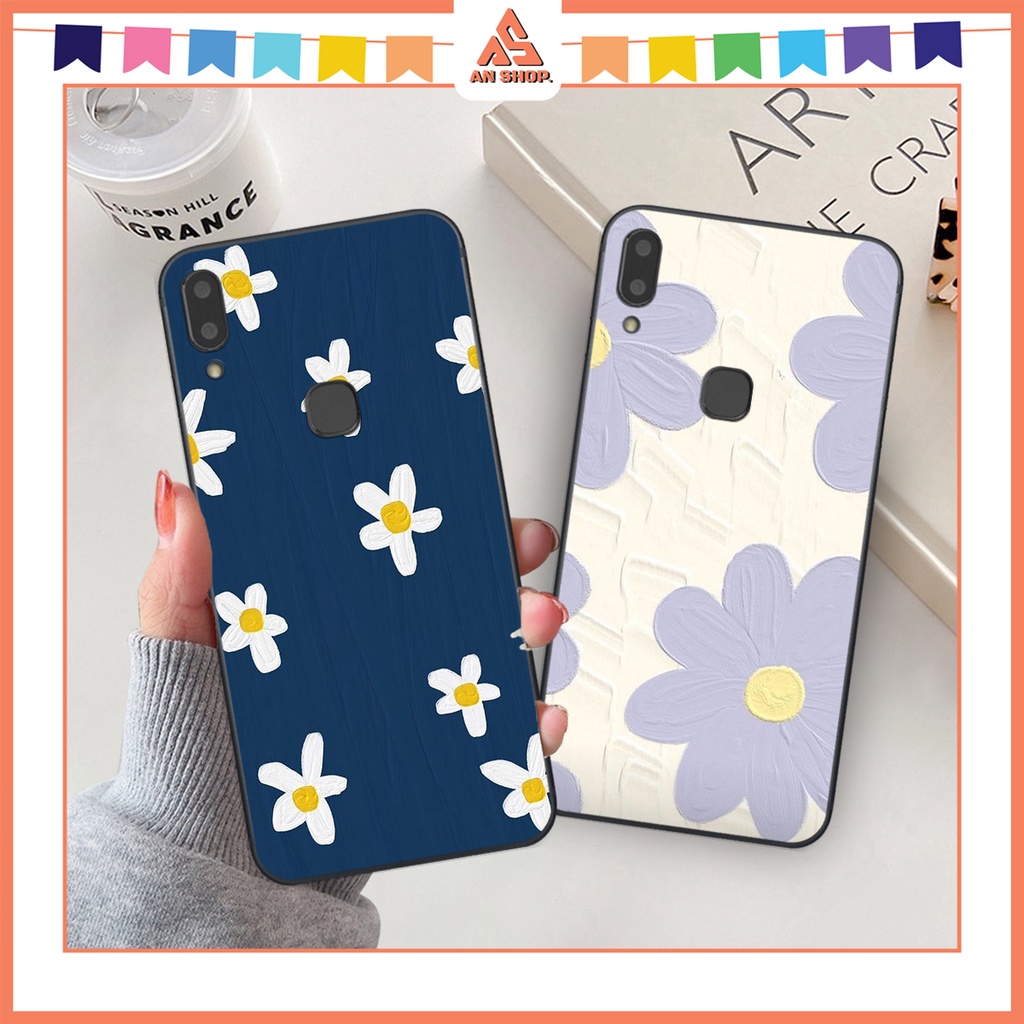 เคสโทรศัพท์สําหรับ Vivo V9 / V9 Youth 3D Flower Art ภาพวาดสีน้ํามัน