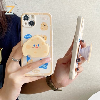 Zymello เคส VIVO V17 V19 V20 Pro V20SE V15 V11i Y31 Y51 Y76 Y72 Y75 Y19 Y51A Y51S เคสโทรศัพท์ซิลิโคนสเตอริโอแฟชั่นชีส