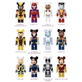 (ของแท้) Be@rbrick 100% Happy Kuji Marvel X-Men  (Bearbrick)