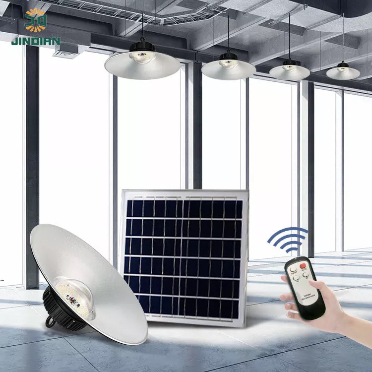 JD-6128 โคมไฟไฮเบย์พลังแสงอาทิตย์ ยี่ห้อ JD Jindian แท้ high bay Solar เปิด-ปิดอัตโนมัติได้ สลับได้2สีในหลอดเดียว กันน้ำ ราคา ถูกที่สุด ดีลบีเคเค แกลเลอรีภาพที่ 7