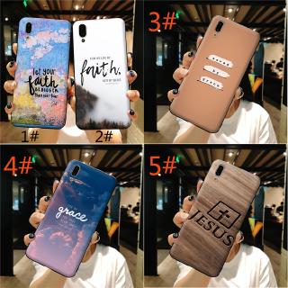 พระคริสต์คริสต์ เคสนิ่ม เนื้อซิลิโคน VIVO Y53 Y55 Y81 Y85 V5 V7 V11 V15 Pro Case