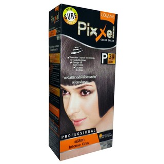 Lolane ครีมเปลี่ยน สีผม โลแลน Pixxel Color Cream P39 แม่สีเทา (IntenseGray) ไม่ตัดฝา