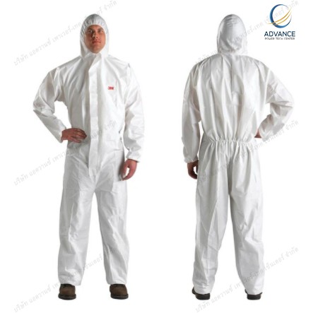 3M 4510 PPE Coverall ชุดป้องกันสารเคมี ชุดป้องกันชีวภาพ ชุดกันเชื้อโรค