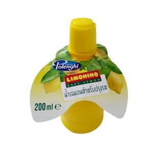 น้ำมะนาวPOLENGHIน้ำเลม่อนสำหรับปรุงรส โพเล็นจิ POLENGHI LIMONINO EASY LEMON 200 ml. น้ำมะนาวเลมอนแท้ 3%