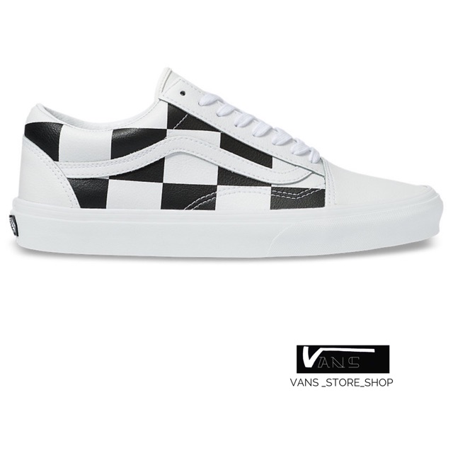 vans old skool leather shoe