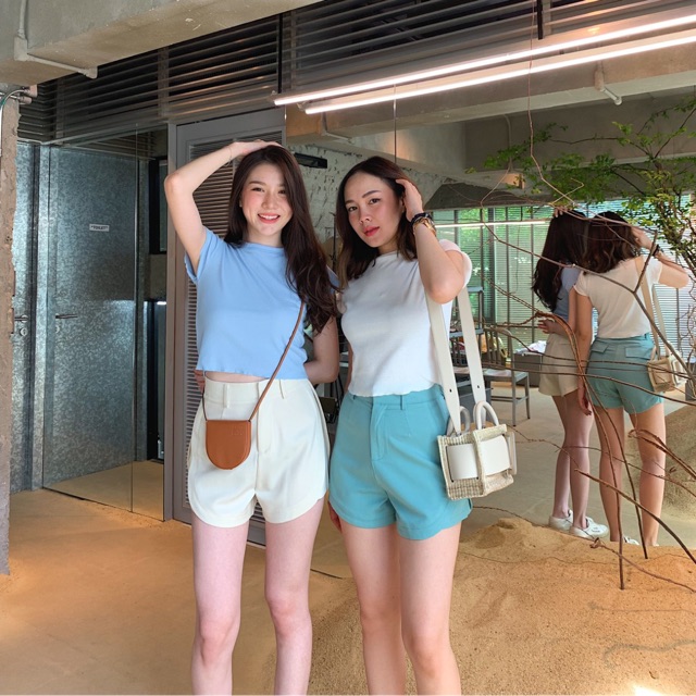 Mini Short กางเกงขาสั้นเอวสูง Tshopppp